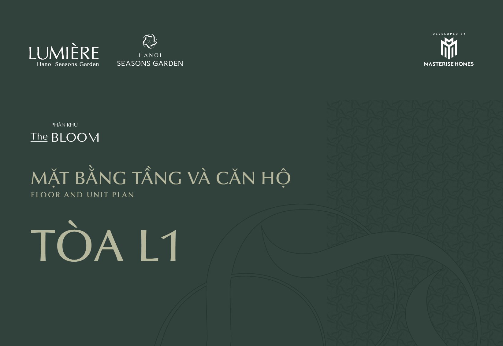 Mặt bằng Tòa L1 - The Bloom - 1