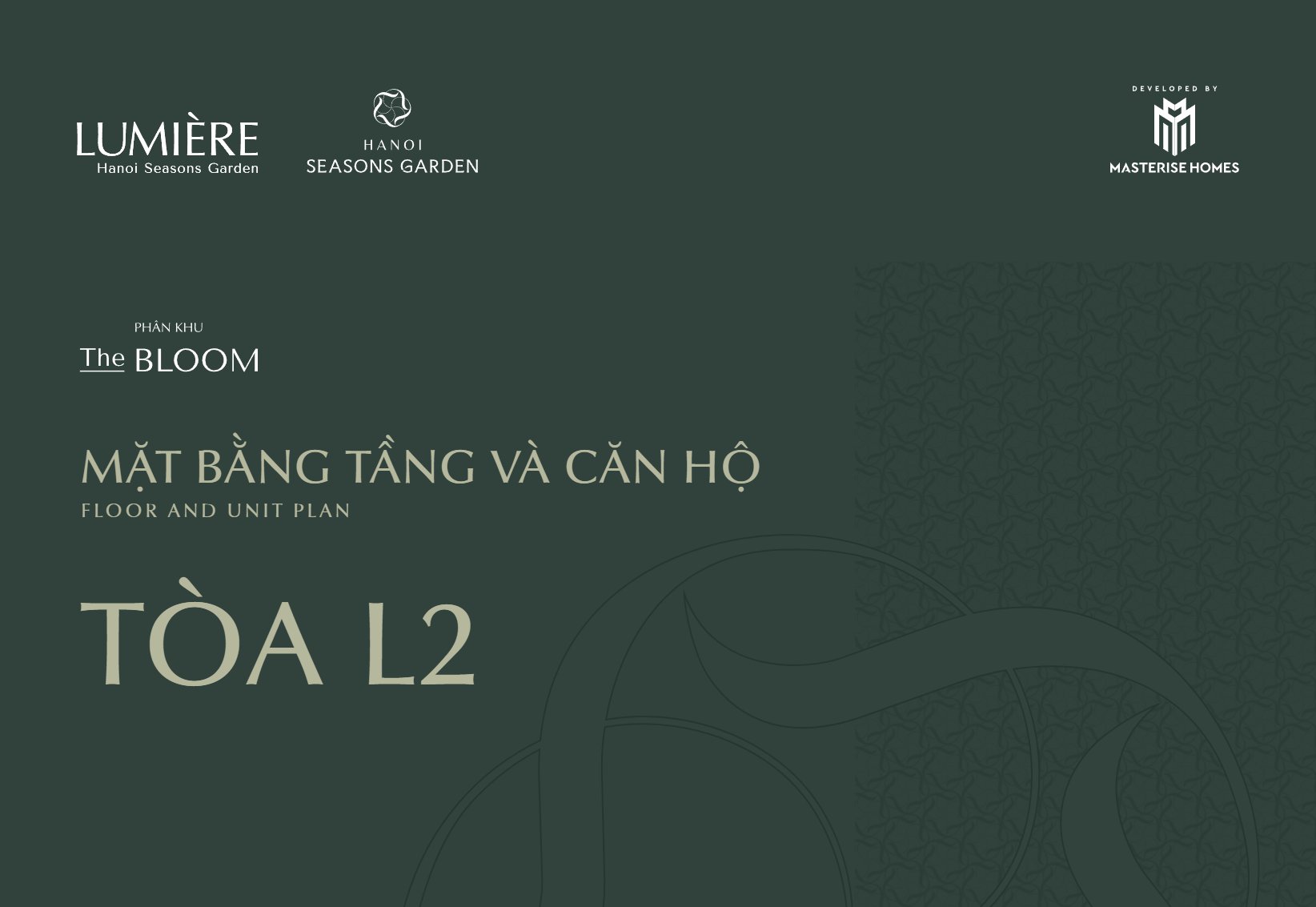 Mặt bằng Tòa L2 - The Bloom - 1